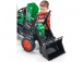 FALK – Šliapací traktor Supercharger s nakladačom a vlečkou zelený