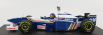 Gp-replicas Williams F1 Fw18 Renault N 6 (s figúrkou pilota) Sezóna 1996 Jacques Villeneuve - Con Vetrina - S vitrínou 1:18 Modrá biela
