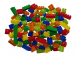 HUBELINO Guľôčková dráha – farebné kocky 120 kusov