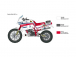 Italeri Yamaha Tenere 660 cc Paris Dakar 1986 (1:9)