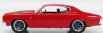 Jada Chevrolet Dom's Chevy Chevelle 454ss 1970 - Fast & Furious Iv (2009) - Solo Parti Originali - Originálne diely 1:24 červená čierna