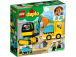 LEGO DUPLO – Nákladné auto a pásový bager