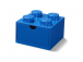 LEGO stolný box 4 so zásuvkou modrý
