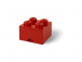 LEGO úložný box so zásuvkou 250x250x180mm – červený