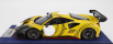 Looksmart Ferrari 488 Gt Modificata Club Competizioni Gt 2020 - Con Vetrina - S vitrínou 1:18 Yellow Glossy Grey