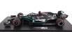 Minichamps Mercedes gp F1 W11 Eq Performance Team Amg Petronas Motorsport N 44 Víťaz majstrovstiev sveta Eifel Gp (91. víťazstvo) Lewis Hamilton 2020 - Con Vetrina - s vitrínou 1:12 čierna zelená