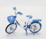 Modely zlatých kolies Bicicletta Lady Classic Bicycle 1:10 Blue White