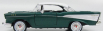 Motor-max Chevrolet Bel Air 2-dverový 1957 1:24 Zelená s bielou