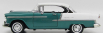 Motor-max Chevrolet Bel Air Cabriolet Uzavretý 1955 1:18 Zelená a biela