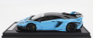 Motorhelix Lamborghini Aventador Gt Evo Lbwk Lb-works 2019 1:18 Sky Blue Carbon Black