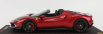 Mr-models Ferrari 296 Gts Spider Assetto Fiorano Open Roof 2022 - Con Vetrina - S vitrínou 1:18 Rosso Imola Argento Nurburgring - Red Met Silver