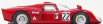 Najlepší model Alfa romeo 33.2 N 22 Daytona 1968 Casoni - Biscardi 1:43 Červeno-žltá