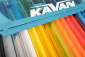 Nažehľovacia fólia KAVAN - transparentná modrá