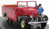 Perfex Rochet-schneider 23000 Chaboud Torpedo Ouvert Bus Open 1937 1:43 červená čierna