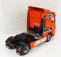 Premium classixxs DAF Xf Space Cab Tractor Truck 2-assi 2016 1:18 Orange Silver