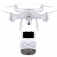 RC dron S70W, biela + náhradná batéria