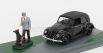Rio-models Volkswagen Beetle Maggiolino Cabriolet Closed Nido Dell'aquila - Eagle's Nest 1938 - Hitler And Blondie Dog 1:43 Black
