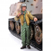 Ručne maľovaná figúrka stojaceho veliteľa amerického tanku z 2. svetovej vojny v mierke 1/16