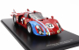 Spark-model Alfa romeo T33/2 1996cc V8 Team Vds Racing N 37 24h Le Mans 1968 T.pilette - R.slotemaker - Con Vetrina - S vitrínou 1:18 Red