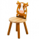 Tidlo Drevená stolička s kravičkou