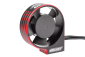 Ultra vysokorýchlostný hliníkový ventilátor 30 mm, čierny/červený - 6-8,4 V - konektor BEC čierny