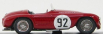 Umelecký model Ferrari 225s Touring N 92 12th Gp Montecarlo 1952 E.castellotti 1:43 Červená