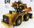 Dm-models Caterpillar Cat994k Ruspa Gommata - škrabací traktor - kolesový nakladač - konfigurácia Rock 1:50 žltá čierna