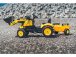 FALK – Šliapací traktor Komatsu Pedal backhoe s vlečkou a nakladačom