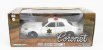 Greenlight Dodge Coronet 1975 - Hazzard County Sheriff - policajné hliadkové auto 1:24 biela