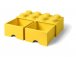 LEGO úložný box so zásuvkami 250x500x180 mm – tmavosivý