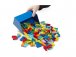LEGO naberačka na kocky červená/modrá, súprava 2 ks