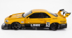 Zapaľovanie-model Nissan Skyline Lb-er34 N 5 Super Silhouette Lbwk 1996 1:18 žltá čierna
