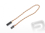 4610 S predlžovací kábel 30cm JR krútený silný, pozlátené kontakty