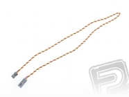 4611 S predlžovací kábel 60cm JR krútený silný, pozlátené kontakty