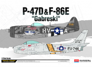 Academy P-47D a F-86E Gabreski (1:72)