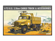 Academy US Cargotruck with Accessory (1:72)