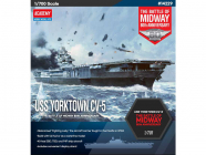 Academy USS Yorktown CV-5 Battle of Midway (1:700)