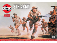Airfix figúrky – WWII britská 8. armáda (1:76) (Vintage)