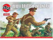 Airfix figúrky – WWII britská pechota (1:76) (Vintage)