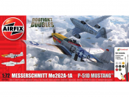 Airfix Messerschmitt Me262, P-51D Mustang Dogfight (1:72) (Giftset)