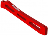 Arrma priečka šasi predná stredová 98 mm, hliník, červená