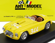 Art-model Ferrari 166 Mm N 344 Mille Miglia 1951 A.palmer - Z.ferravazzi 1:43 Yellow