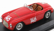 Art-model Ferrari 166mm Barchetta Abarth Spider N 146 Winner Coppa D'oro 1950 G.marzotto 1:43 Červená