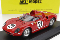 Art-model Ferrari 250p Spider 3.0l V12 Team Ferrari Spa Sefac N 21 Winner 24h Le Mans 1963 L.scarfiotti - L.bandini 1:43 Červená