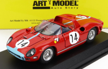 Art-model Ferrari 330p 4.0l V12 Spider Team Maranello Concessionaires N 14 2nd 24h Le Mans 1964 J.bonnier - G.hill 1:43 Red