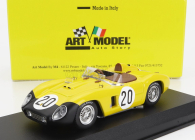 Art-model Ferrari 500tr Spider Team Equipe Natione Belge N 20 24h Le Mans 1956 L.bianchi - A.de Cangy 1:43 Yellow Black