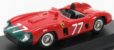 Art-model Ferrari 860 Monza Spider Ch.0628 N 77 Coppa D'oro Delle Dolomiti 1956 Gendebien - Podložka 1:43 Červená zelená