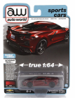 Autoworld Chevrolet Corvette 2020 1:64 Červená farba