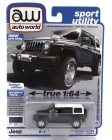 Autoworld Jeep Wrangler Rubicon Chief Edition 2017 1:64 čierna biela