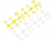 Axial krytky LED osvetlenia číre/žlté (4)